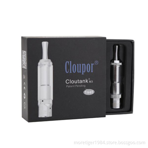100% Original Cloupor atomizer Cloutank M3 M2 cartomizer Clear vaporizer 2in1 for Dry Herb Hzforever Supply
